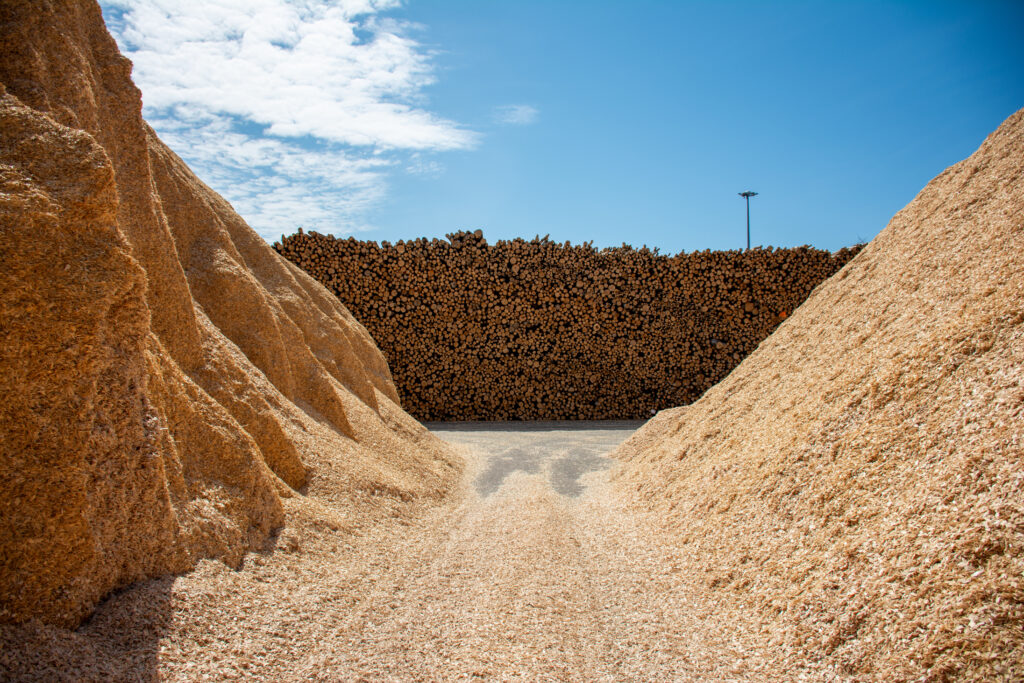 wood chips lumber yard waste
